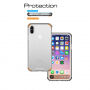 Beschermende plastic hoes voor iPhone XS/iPhone X X - doorzichtig