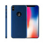 MOFI ultradunne hoes met cameralens bescherming voor iPhone XS/iPhone X X - blauw
