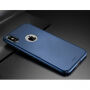MOFI ultradunne hoes met cameralens bescherming voor iPhone XS/iPhone X X - blauw