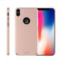 MOFI ultradunne hoes met cameralens bescherming voor iPhone XS/iPhone X X - roségoud