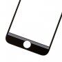 Front touch glas, inclusief OCA-kleefstof, POL-folie, cameraframes aan de voorzijde, proximiteitssensor en handsetrooster, voor iPhone 7 Plus - zwart