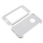 Gehard deksel voor de gehele omtrek van de telefoon inclusief beschermend glas voor iPhone SE (2016) / 5S / 5S / 5 - zilver