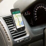 Universele magnetische houder / standaard voor autorooster voor ventilatie van de auto voor iPhone - zwart