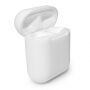 LANKILIN siliconen hoesje met houder voor koptelefoonverlies voor AirPods 1 / 2 - wit