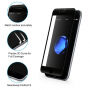 HAT PRINCE gehard 3D-glas voor de gehele omtrek van de telefoon voor iPhone 8 / 7 - 0,2 mm - zwart