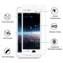 HAT PRINCE gehard 3D-glas voor de gehele omtrek van de telefoon voor iPhone 8 / 7 - 0,2 mm - wit