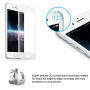 HAT PRINCE gehard 3D-glas voor de gehele omtrek van de telefoon voor iPhone 8 / 7 - 0,2 mm - wit