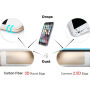 HAT PRINCE gehard 3D-glas voor de gehele omtrek van de telefoon voor iPhone 8 / 7 - 0,2 mm - wit