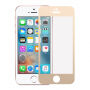 Gehard 3D-glas over de gehele omtrek van de telefoon voor iPhone SE (2016)/ 5S / 5 - 0,3 mm - goud