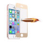 Gehard 3D-glas over de gehele omtrek van de telefoon voor iPhone SE (2016)/ 5S / 5 - 0,3 mm - goud
