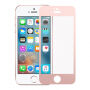 Gehard 3D-glas over de gehele omtrek van de telefoon voor iPhone SE (2016)/ 5S / 5 - 0,3 mm - roségoud