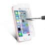 Gehard 3D-glas over de gehele omtrek van de telefoon voor iPhone SE (2016)/ 5S / 5 - 0,3 mm - wit