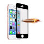 Gehard 3D-glas over de gehele omtrek van de telefoon voor iPhone SE (2016)/ 5S / 5 - 0,3 mm - zwart