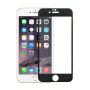 Gehard 3D-glas over de gehele omtrek van de telefoon voor iPhone 6S / 6 - 0,3 mm - zwart
