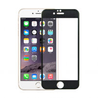 Gehard 3D-glas over de gehele omtrek van de telefoon voor iPhone 6S / 6 - 0,3 mm - zwart