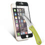Gehard 3D-glas over de gehele omtrek van de telefoon voor iPhone 6S / 6 - 0,3 mm - zwart