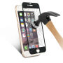 Gehard 3D-glas over de gehele omtrek van de telefoon voor iPhone 6S / 6 - 0,3 mm - zwart