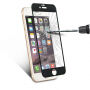 Gehard 3D-glas over de gehele omtrek van de telefoon voor iPhone 6S / 6 - 0,3 mm - zwart