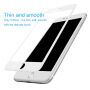 BASEUS gehard 3D-glas voor de gehele omtrek van de telefoon voor iPhone 8 Plus / 7 Plus - 0.23mm - wit