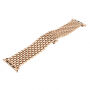 Elegante roestvrijstalen band voor Apple Watch Ultra 49mm / 46mm / 45mm / 44mm / 42mm - roségoud