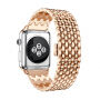 Elegante roestvrijstalen band voor Apple Watch Ultra 49mm / 46mm / 45mm / 44mm / 42mm - roségoud