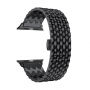 Elegante roestvrijstalen band voor Apple Watch Ultra 49mm / 46mm / 45mm / 44mm / 42mm - zwart
