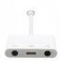 Verminderde bliksemschakelaar met twee 3,5mm jack connectoren en bliksemschakelaar voor Apple iPhone / 8 / 8 / 8 Plus / 7 / 7 / 7 Plus