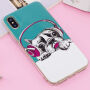 IMD in de donkere, glanzende hoes voor iPhone XS/iPhone X X - kleine bulldog