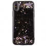 Gekleurde hoes met glitter voor iPhone XS/iPhone X X - Sterren