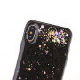 Gekleurde hoes met glitter voor iPhone XS/iPhone X X - Sterren