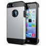 Super bestendige" Armor" hoes voor iPhone 5 / 5S / SE (2016) - zilver