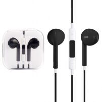 Hoofdtelefoons met microfoon en afstandsbediening voor Apple-apparaat - zwart