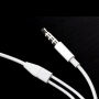 Hoofdtelefoons met microfoon en afstandsbediening voor Apple-apparaat - wit
