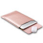 SOYAN enveloppe met kussen voor iPad tot 13" / MacBook tot 14" - roze