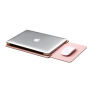 SOYAN enveloppe met kussen voor iPad tot 13" / MacBook tot 14" - roze