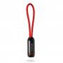 X-LEVEL Elegante USB / Bliksemkabel voor Apple iPhone / iPad / iPad / X-LEVEL Elegante USB / Bliksemkabel voor Apple iPhone / iPad / iPod - 8cm - rood
