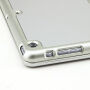 WITSPAD aluminium behuizing met verlicht Bluetooth-toetsenbord voor iPad 9,7" (2017/2018) / Pro 9,7" / Air 1 / 2 - zilver