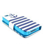 Koffer met standaard en kaartsleuven Apple iPhone 4 / 4S - Strepen en ankers