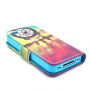 Portemonneehoeshoes met standaard voor Apple iPhone 4 / 4S - Zonsondergang Droomvanger