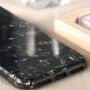 BENKS crash-bestendige plastic hoes met diamantpatroon voor iPhone XS/iPhone X X - zwart