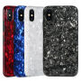 BENKS crash-bestendige plastic hoes met diamantpatroon voor iPhone XS/iPhone X X - zwart