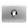 Hat-Prince decoratieve verwijderbare sticker voor MacBook - hoofdtelefoons
