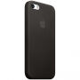 Originele lederen bekleding voor Apple iPhone 5S / SE (2016) - zwart