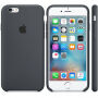 Originele siliconen hoes voor Apple iPhone 6S - Houtskool grijs