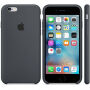 Originele siliconen hoes voor Apple iPhone 6S - Houtskool grijs