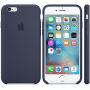 Originele siliconen hoes voor Apple iPhone 6S - donkerblauw