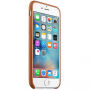 Originele lederen bekleding voor Apple iPhone 6S Plus - zadel bruin