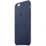 Originele lederen bekleding voor Apple iPhone 6S Plus - nachtblauw