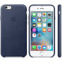 Originele lederen bekleding voor Apple iPhone 6S Plus - nachtblauw