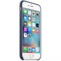 Originele lederen bekleding voor Apple iPhone 6S - nachtblauw
